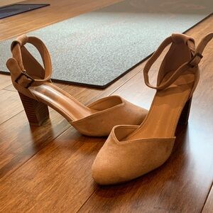 Böhme Faux Suede Women's Ankle-Strap Heels